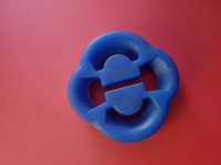 Silentbloc d'échappement renforcé en silicone